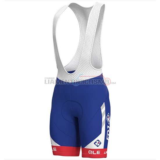 Abbigliamento Ciclismo Groupama Fdj Prs Manica Corta 2018 Bianco e Blu